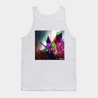 the monstrous mecha the eva 01 in neon genesis evangelion art Tank Top